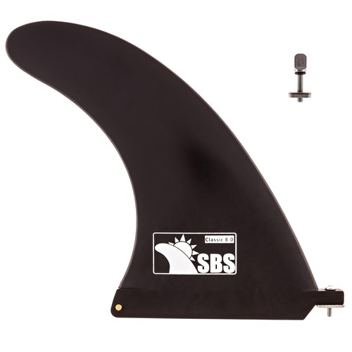 Longboard sup single fin - 8",